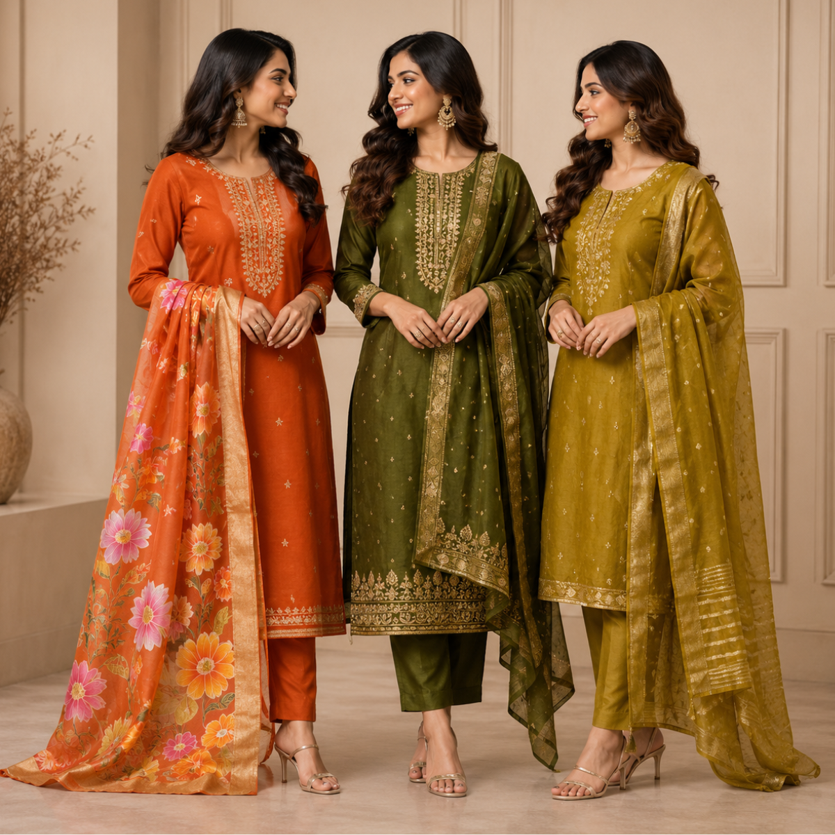 3-Piece Women's Kurti Collection (P-4)