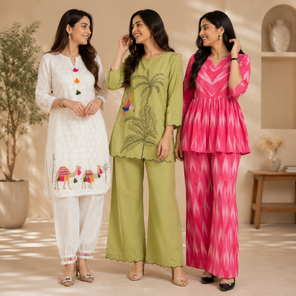 3 Women's Co-Ord Set Outfit | Daily Wear ( CS-4 )
