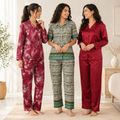 3 Women's Cotton Nightwear Set ( N-4 )