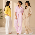 3 Linen Outfit Sets for Women ( L-4 )