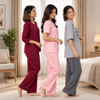 3 Women's Everyday Comfort Night Suit | N4