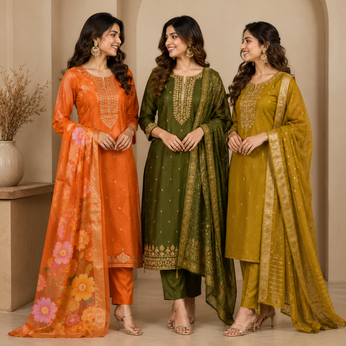 3-Piece Women's Kurti Collection (P-4)