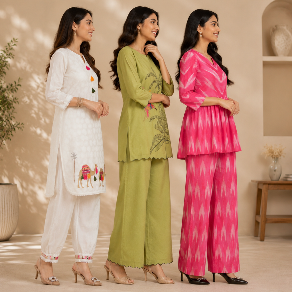3 Women's Co-Ord Set Outfit | Daily Wear ( CS-4 )