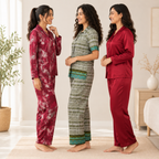 3 Women's Cotton Nightwear Set ( N-4 )