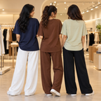 3 Women’s Casual T-Shirt With Trouser  ( T3 )