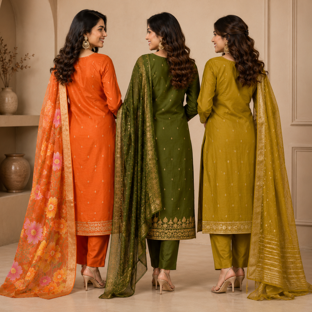 3-Piece Women's Kurti Collection (P-4)