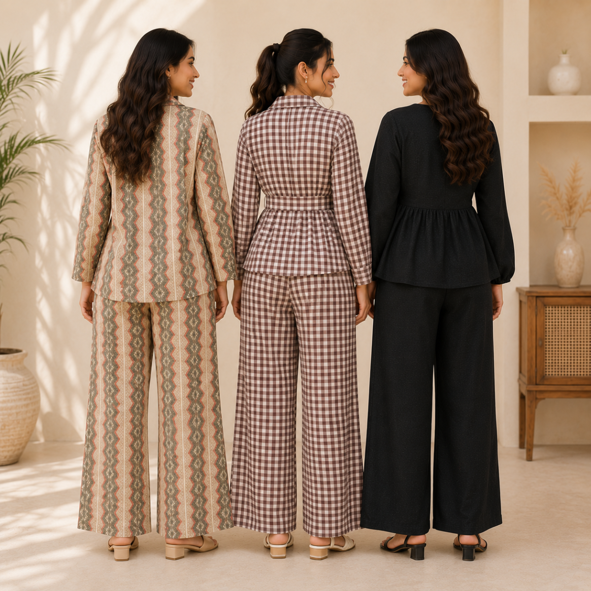 3 Women's Trendy Casual Co-Ord Set ( T4 )