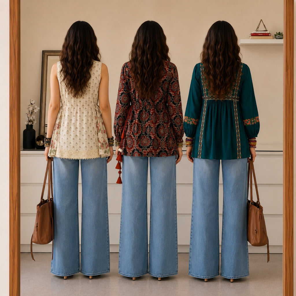 3 Short Kurtis, One Perfect Combo | SK-03