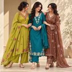 3 Women’s Stylish Kurta Set With Dupatta | KS-4