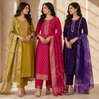 3 Women's Kurta Set with Dupatta | Comfortable Fit ( KS4 )