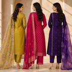 3 Women's Kurta Set with Dupatta | Comfortable Fit ( KS4 )
