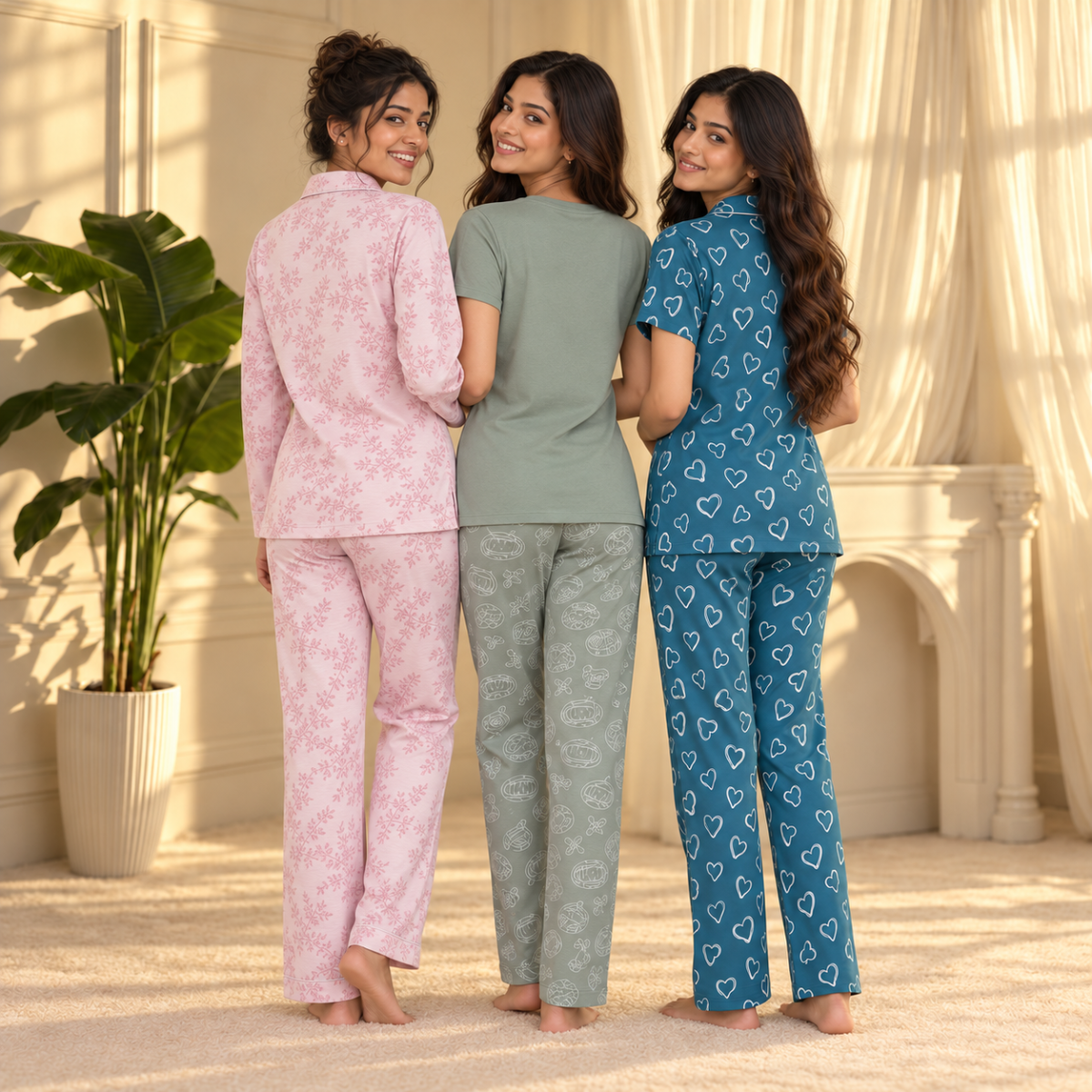 3 Women’s Everyday Night Suit Set | NS5