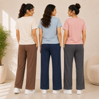 Women's Casual T-Shirt with Trouser Set ( T-5 )