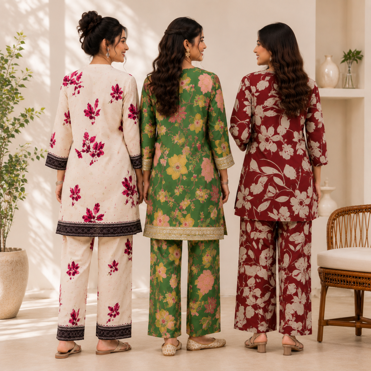 3 Women's Trendy Casual Co-Ord Set ( T5 )