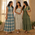 3 Women’s Printed Maxi Dress Collection ( P6 )