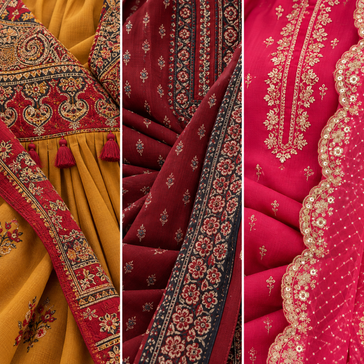 3 Women’s Stylish Kurta Set With Dupatta | KS-5