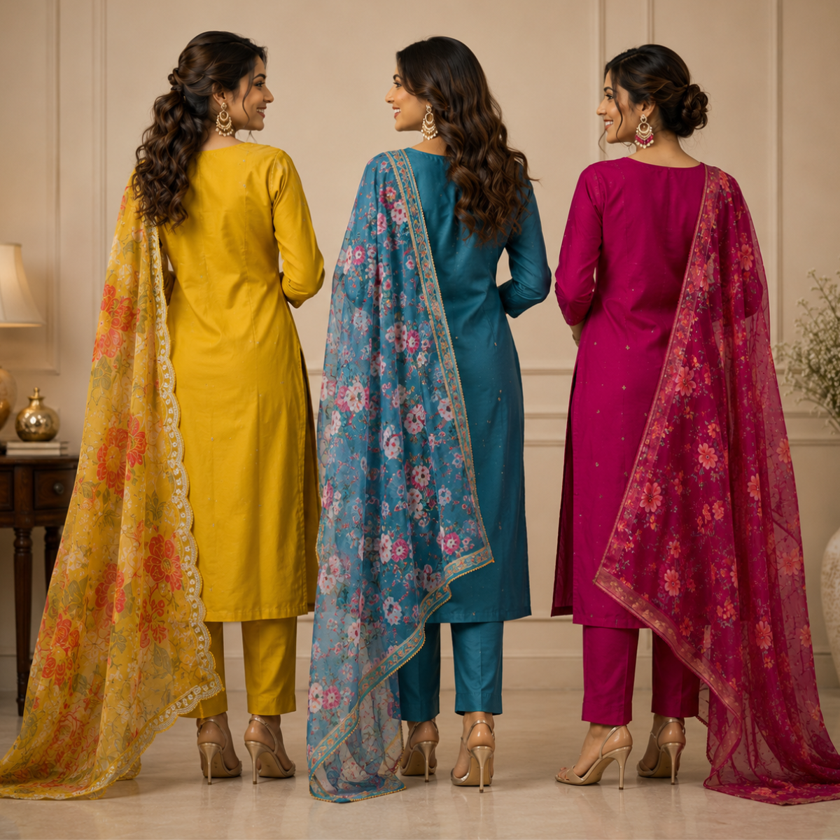 3-Piece Women's Kurti Collection (P-6)
