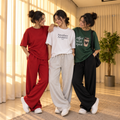 3 Women's Casual T-Shirt with Trouser Set | T-7