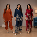 Printed Co-Ord | Pack of 3 | Casual Ethnic Fusion Wear | CC-015