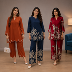 Printed Co-Ord | Pack of 3 | Casual Ethnic Fusion Wear | CC-015