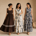 3 Printed Maxi Dress – Style Meets Comfort | MD-01