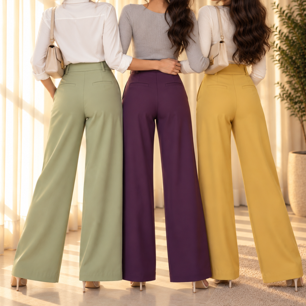 3 Women’s Comfort Fit Trousers ( T7 )