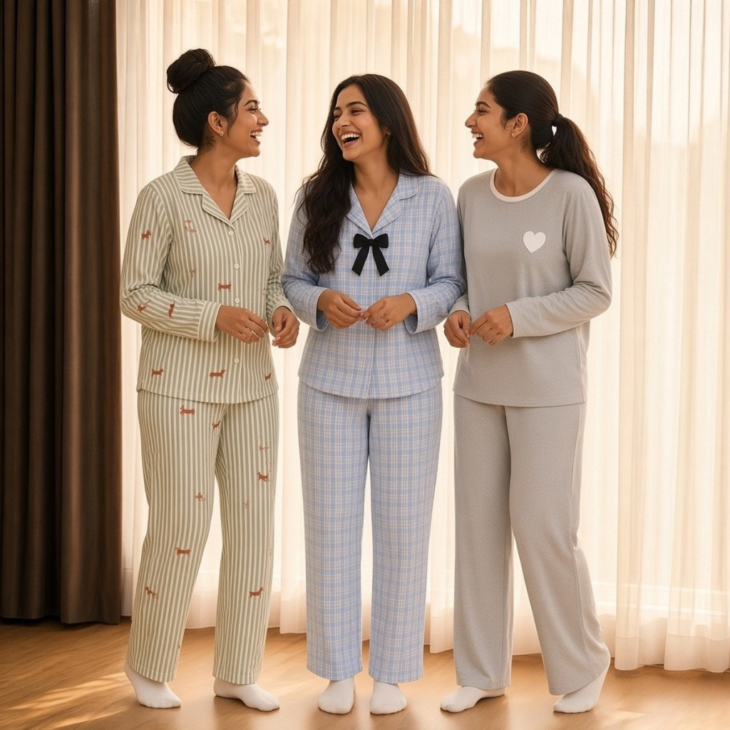 3 Women's Everyday Comfort Night Suit | N8