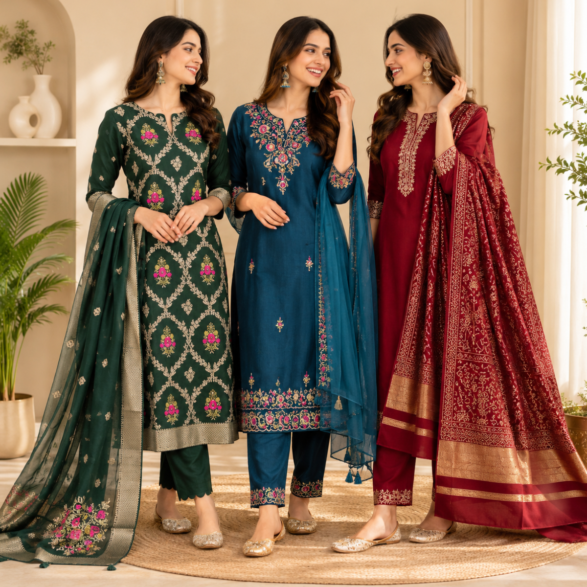 3-Piece Women's Kurti Collection (P-9)