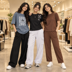 3 Women’s Casual T-Shirt With Trouser ( T7 )