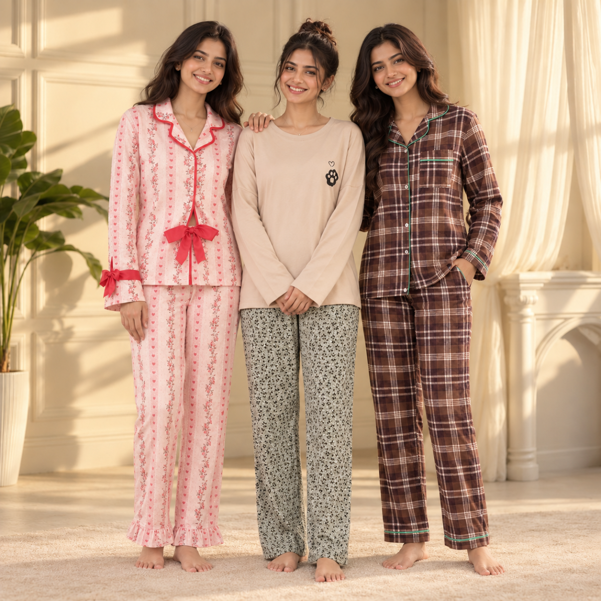 3 Women’s Everyday Night Suit Set | NS9