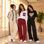 3 Women's Casual T-Shirt with Trouser Set | T-9