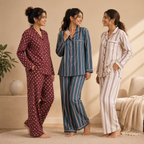 3 Cotton Night Suit For Women (N-2)