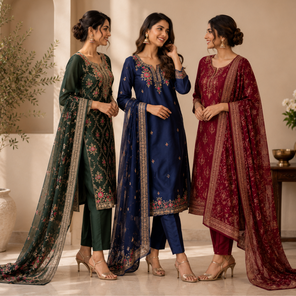 3-Piece Women's Kurti Collection (P-9)