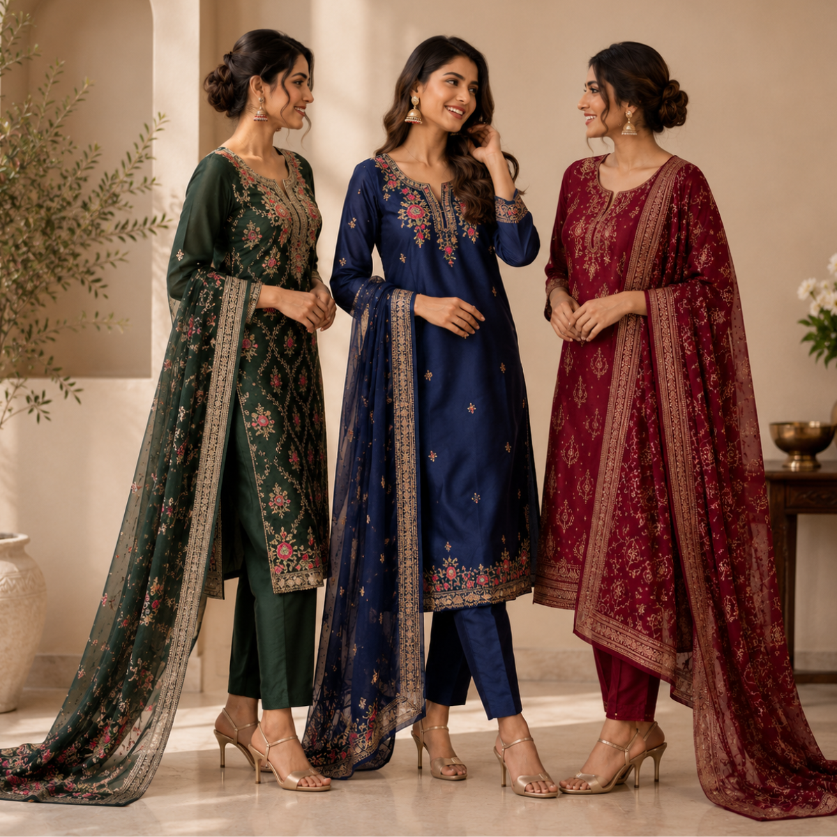 3-Piece Women's Kurti Collection (P-9)