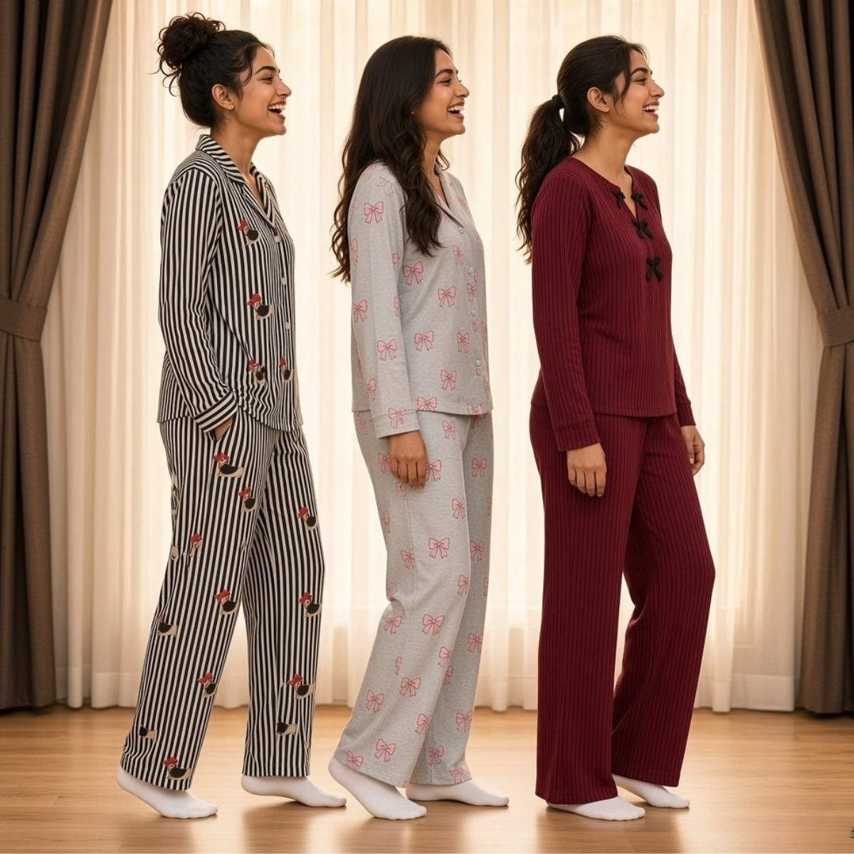 3 Women's Everyday Comfort Night Suit | N9