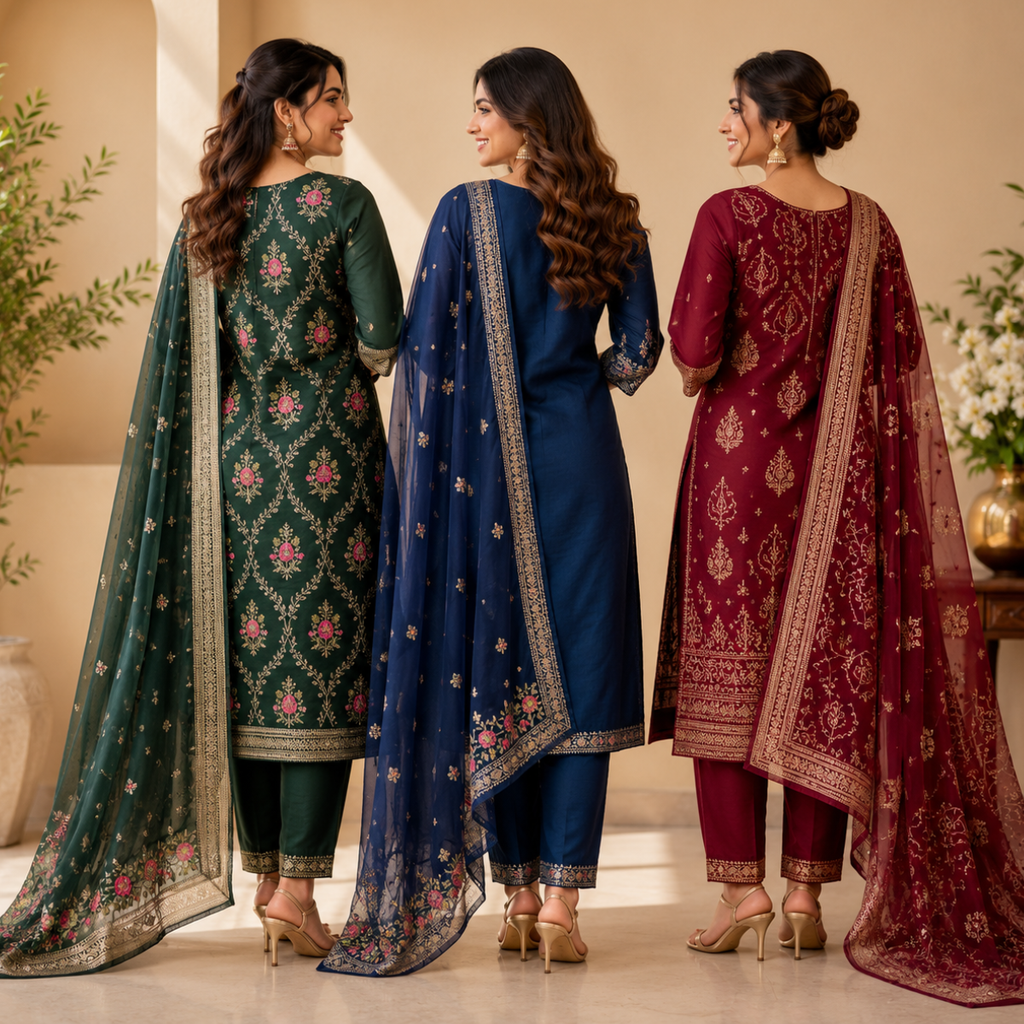 3-Piece Women's Kurti Collection (P-9)