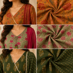 3 Women's Kurta Set with Dupatta | Comfortable Fit ( KS7 )