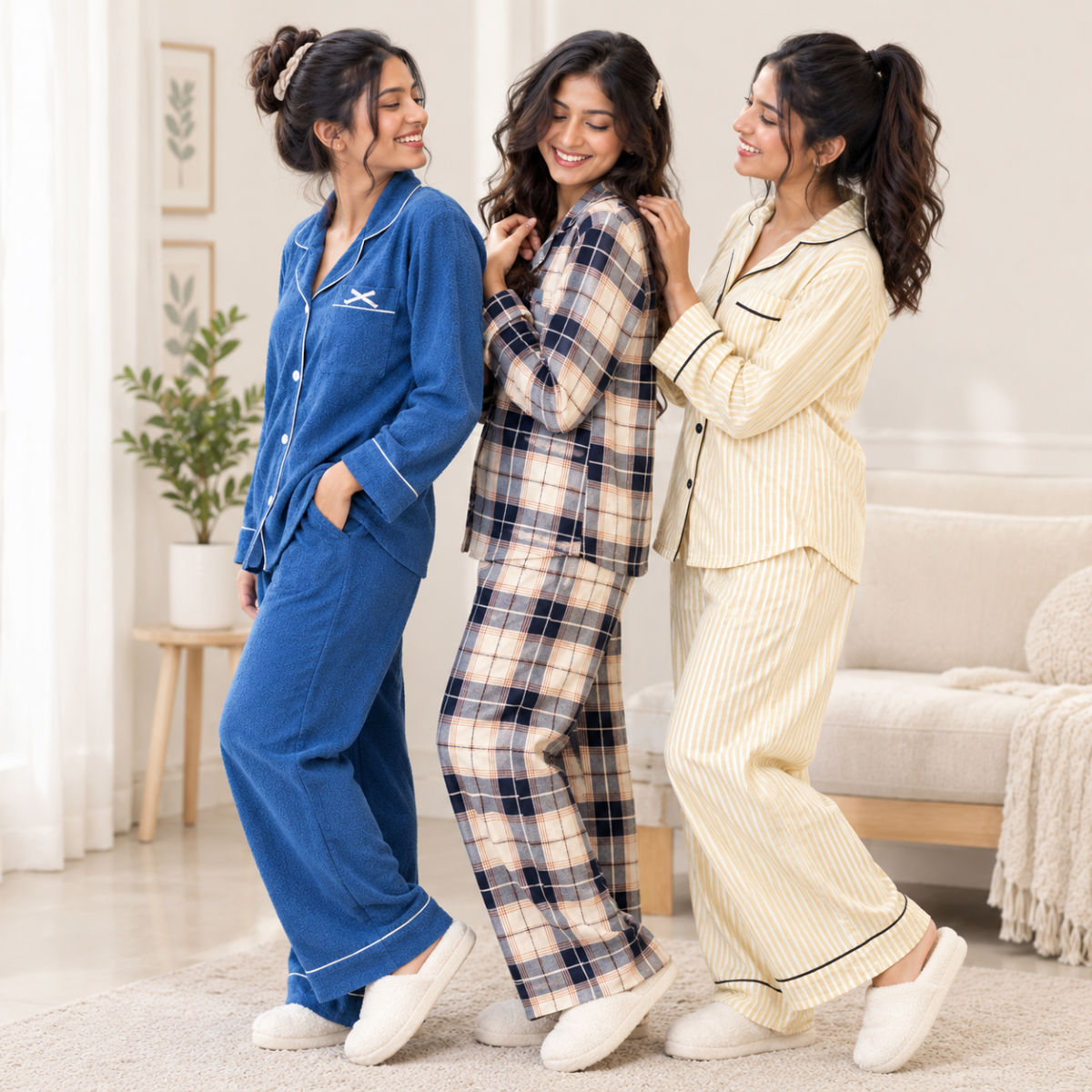 3 Women's Everyday Comfort Night Suit | N10