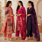Women's 3 Kurti With Dupatta | Ethnic Wear (K-1)