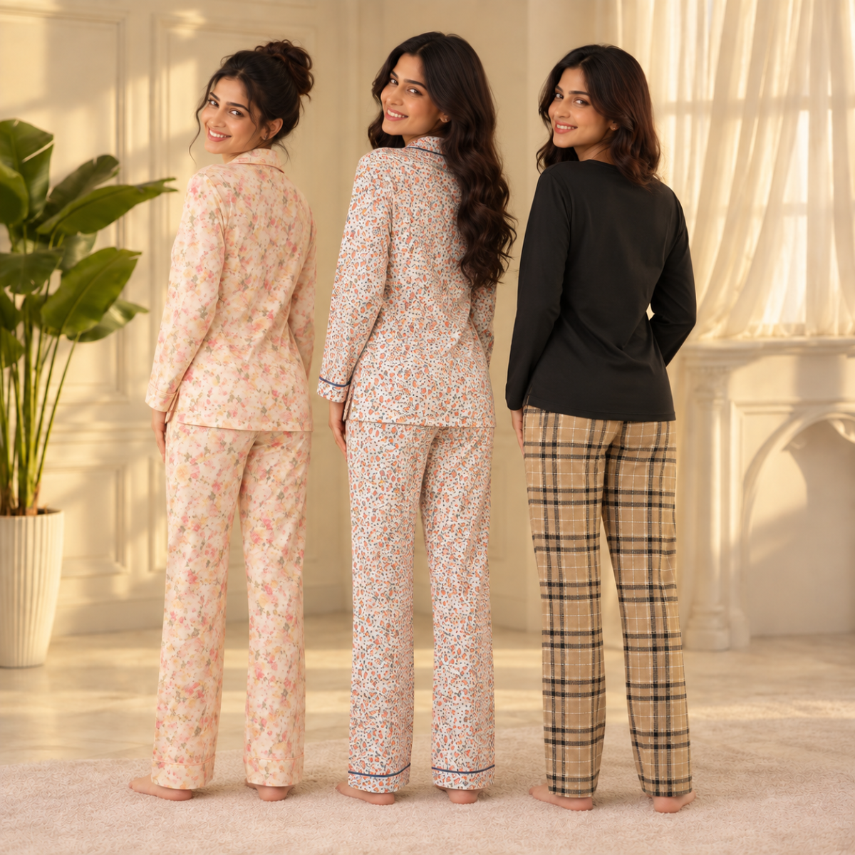 3 Women’s Everyday Night Suit Set | NS10
