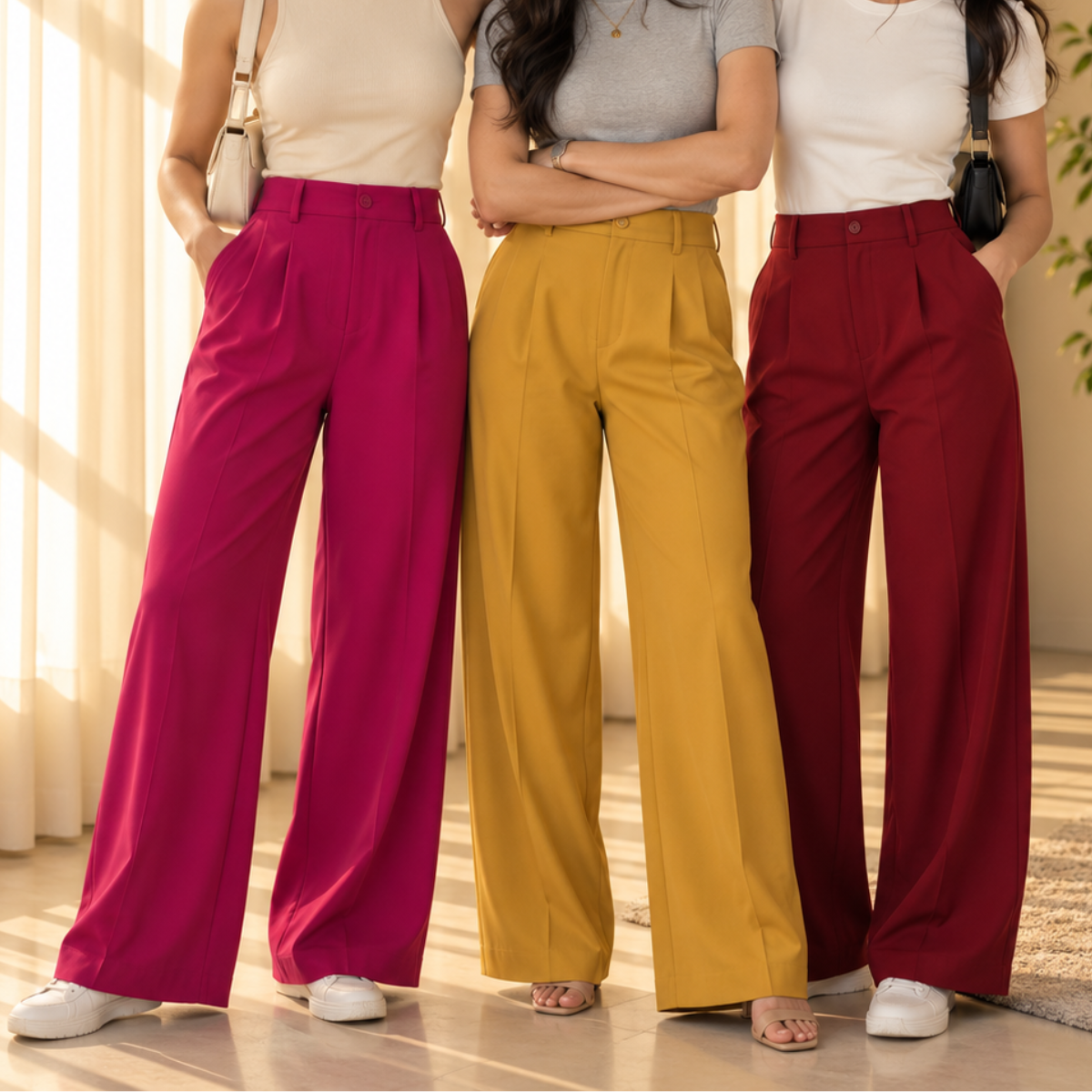 3 Women’s Comfort Fit Trousers ( T12 )