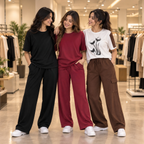 3 Women’s Casual T-Shirt With Trouser ( T10 )
