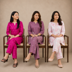 Printed Co-Ord | Pack of 3 | Casual Ethnic Fusion Wear | CC-013