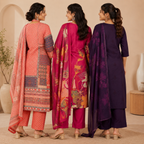 Women's 3 Kurti With Dupatta | Ethnic Wear (K-1)