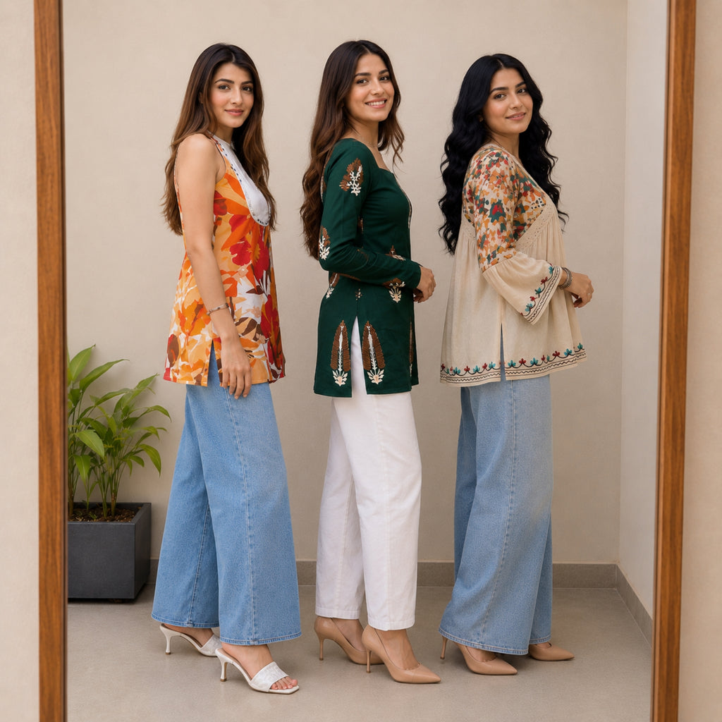 3 Short Kurtis, One Perfect Combo | SK-01