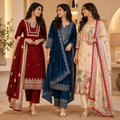 Women's 3 Kurti With Dupatta | Ethnic Wear (K-2)