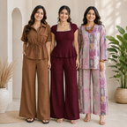 3 Women's Trendy Casual Co-Ord Set ( T2 )