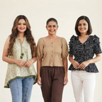 3 Women's Printed Western Top ( P2 )