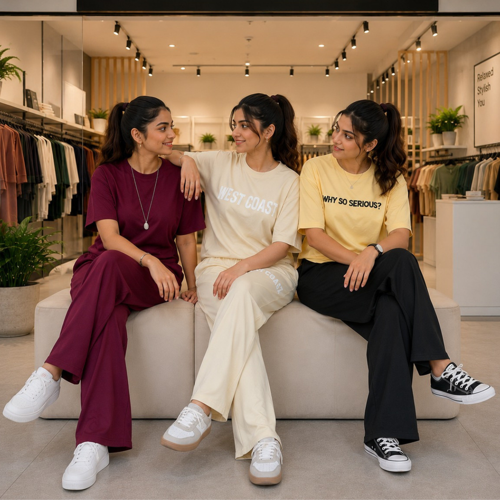 3 Women’s Casual T-Shirt With Trouser  ( T2 )