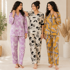3 Women's Cotton Nightwear Set ( N-3 )